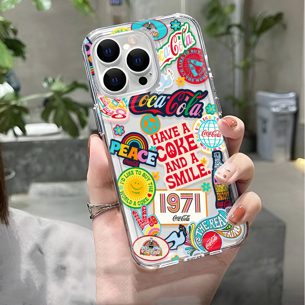 เคสโทรศัพท์มือถือ แบบใส กันกระแทก ลายฉลากอวกาศ แฟชั่น สําหรับ iphone 14 pro max 11 13 12 7 8 Plus X XR XSMax