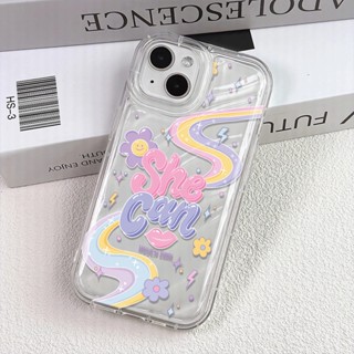 เคสใส ลายคลื่น แฟชั่น กันกระแทก สําหรับ iphone 14 pro max 11 13 12 8 7 Plus XSMax X XR