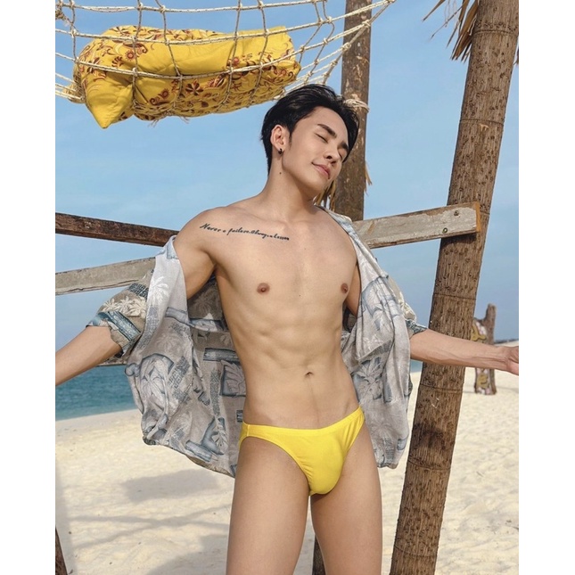 SX001 SEXY BIKINI กางเกงว่ายน้ำ ผ้าบางเงา (Knockout sale) awesome sport
