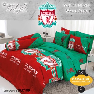 TULIP DELIGHT ชุดผ้าปูที่นอน ลิเวอร์พูล Liverpool DLC109 #ทิวลิป ชุดเครื่องนอน ผ้าปู ผ้าปูเตียง ผ้านวม หงส์แดง ลิเวอร์