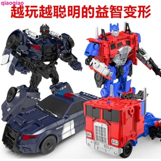 หุ่นยนต์รถตํารวจ King Kong Bumblebee Optimus Prime Tank Police Car ของขวัญวันเกิด สําหรับเด็กผู้ชาย 6 8 ปี