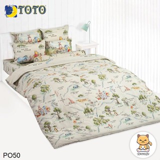 Toto ผ้านวม (ไม่รวมผ้าปูที่นอน) หมีพูห์ Winnie The Pooh PO50 #โตโต้ ผ้าห่ม