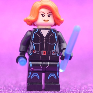 LEGO Black Widow *used  ( สินค้ามือสอง ) HERO MARVEL - LEGO เลโก้ มินิฟิกเกอร์ ตัวต่อ ของเล่น