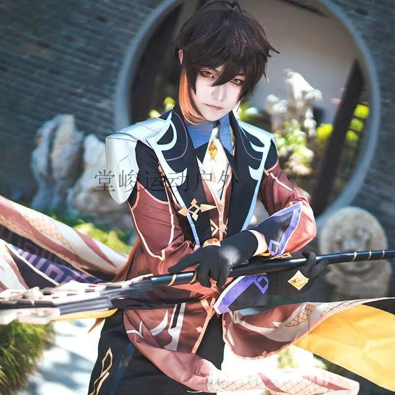 Tangjun เกมดั้งเดิมcosเสื้อผ้าจงลี่cosชุดเกมครบชุดcosplayเครื่องแต่งกายคอสเพลย์ชายCเสื้อผ้า I4JP