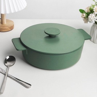 【จัดส่งภายใน 24 ชม】เคลือบฟัน หม้อเหล็กหล่อ 23 ซม หม้อเคลือบ หม้อซุป Enameled Cast Iron Dutch Oven 2.7L