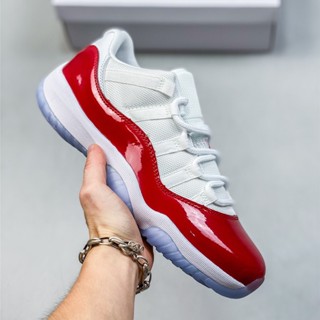 N_ike Air Jordan 11 Retro Low AJ11 Joe 11 รองเท้าผ้าใบลําลอง เหมาะกับการเล่นบาสเก็ตบอล