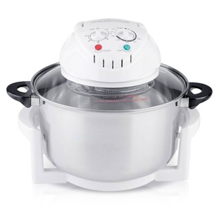 หม้อสแตนเลสอบลมร้อน ฮาโลเจน Super Genic Halogen convection oven ขนาด 12 ลิตร