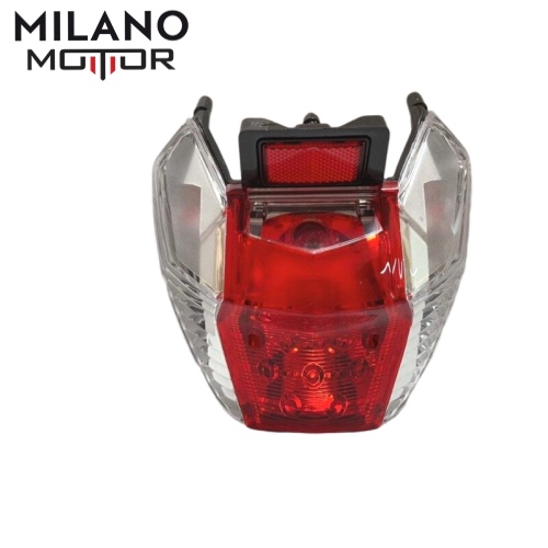 ไฟท้ายมอเตอร์ไซค์ ทั้งชุด รุ่น WAVE 125-I / 125S ปี 2007 ไฟเลี้ยวบังลม ยี่ห้อ HMA เวฟ125 motorcycle-