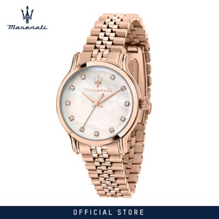 [2 Years Warranty] Maserati Epoca 34mm White Mop Dial Womens Quartz Watch R8853118517