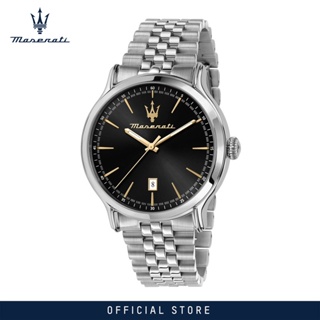 [2 Years Warranty] Maserati Epoca 42mm Black Sunray Dial Mens Quartz Watch R8853118024