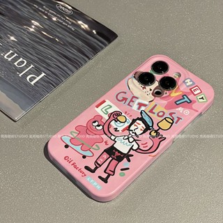 เคสโทรศัพท์มือถือ กันกระแทก ลายกราฟฟิตี้ ตัวร้ายตลก สําหรับ Apple Iphone 14promax 11 12 14