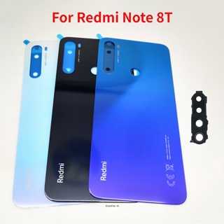 ใหม่ ฝาครอบด้านหลัง พร้อมเลนส์กล้อง และกาว สําหรับ Xiaomi Redmi Note 8T