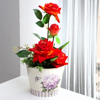 U-RO DECOR กระถางดอกไม้ รุ่น VIOLET ไซส์ L  กระถางต้นไม้