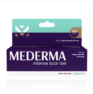 Mederma Intense Scar Gel มีเดอม่า อินเทนส์ สการ์ เจล 20 กรัม | เจลทาแผลเป็น ลดเลือนรอยสิว รอยดำ