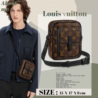 Louis Vuitton CHRISTOPHER กระเป๋ามินิ กระเป๋า LV กระเป๋าผู้ชาย Crossbody