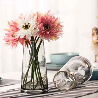 ▧พร้อมส่ง［Becky home shop］แจกันดอกไม้ vase แก้วโปร่งใสแจกันยุโรปห้องนั่งเล่นที่เรียบง่ายตกแต่ง