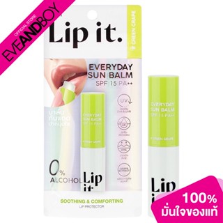 LIP IT - Everyday Sun Balm SPF15 PA++ (3 g.) ลิปบาล์ม