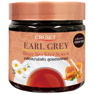 CRUSET - Earl Grey Tea Body Spa Salt Scrub (700g.) สครับ