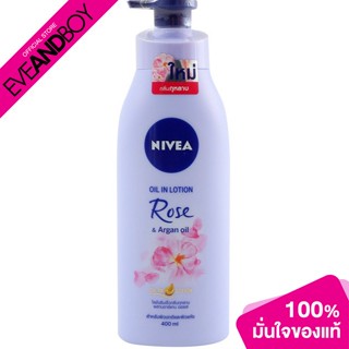 NIVEA - Oil In Lotion Rose And Argan Oil
