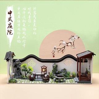 Xiyuanxuan โมเดลบ้านเมฆตื้น แฮนด์เมด diy สไตล์จีน สําหรับตกแต่งบ้าน