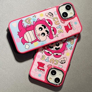 เคสโทรศัพท์มือถือ ลายการ์ตูนชินจังน่ารัก สําหรับ Apple iPhone 14 13 12 11 X XR XSMAX 6 7 8 i14 i13 i12 I11