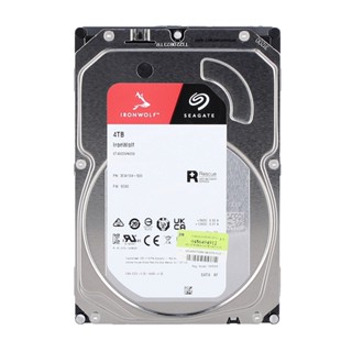 อุปกรณ์จัดเก็บข้อมูล \ 4 TB 3.5" HDD (ฮาร์ดดิสก์ 3.5") SEAGATE IRONWOLF - 5400RPM SATA3 (ST4000VN006)