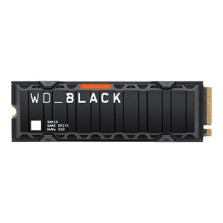 อุปกรณ์จัดเก็บข้อมูล  500 GB SSD (เอสเอสดี) WD BLACK SN850 (WITH HEATSINK) - PCIe 4/NVMe M.2 2280 (WDS500G1XHE)