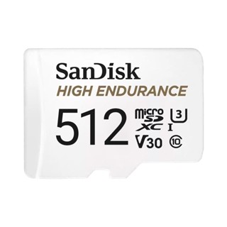 512 GB MICRO SD CARD (ไมโครเอสดีการ์ด) SANDISK HIGH ENDURANCE MICROSD CARD (SDSQQNR-512G-GN6IA)---