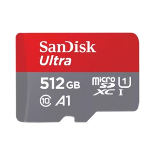 อุปกรณ์จัดเก็บข้อมูล // 512 GB MICRO SD CARD (ไมโครเอสดีการ์ด) SANDISK ULTRA MICROSDXC UHS-I CARD (SDSQUAC-512G-GN6MN)