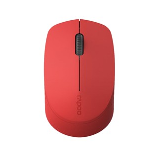 คีย์บอร์ด และเมาส์ \ WIRELESS MOUSE (เมาส์ไร้สาย) RAPOO M100 RED