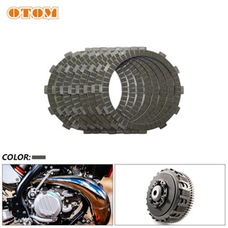 OTOM 8 Pcs/Lot Engine Clutch Friction Plate Iron Lining Disc For KTM EXC SX XCW TC TE TX EC EX MC 250 300 Motorcycle Acc