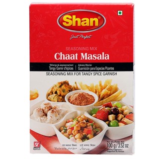 ชานซอสสำหรับหมักเนื้อสัตว์ชนิดผง 100กรัม  /  Shan Chaat Masala 100g.