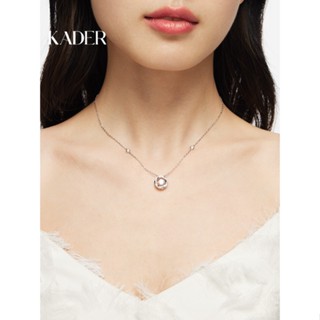 💞ขายใหญ่💞Catillo Heart Light สร้อยคอหญิง 925 Silver Luxury Niche Design Sections Clavicle Chain Gift for Girlfriend