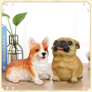 พร้อมส่ง = กระปุกออมสิน รูปสุนัขน่ารัก ของขวัญวันเกิด สําหรับตกแต่งบ้าน [sunny]