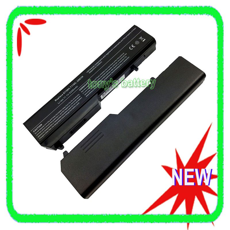 6แบตเตอรี่เซลล์สำหรับ Dell Vostro 1310 1320 1510 1520 1511 2510 T114C T116C K738H U661H T112C 312-07