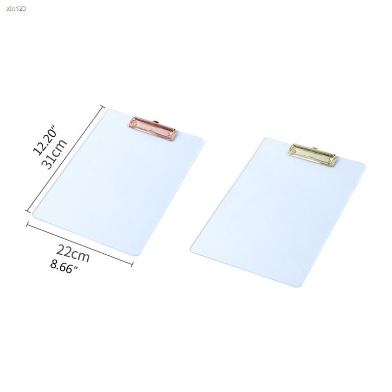 ♣Top Acrylic A4 File Clipboard Folder Writing Pad A4 File Clipboard for Doctor Office