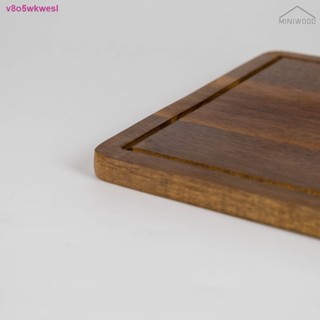 ♗MINIWOOD เขียงหั่นผัก เขียง เขียงไม้ ไม้แท้ Wooden cutting board FOOD GRADE