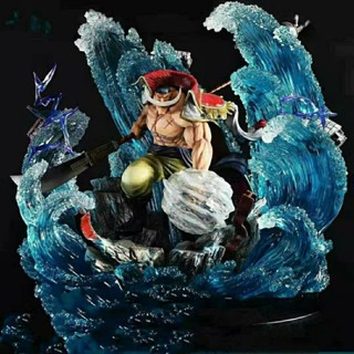 พร้อมส่ง ขายดี โมเดลฟิกเกอร์ One Piece Zoro Luffy Akainu Whitebeard Yamaji ของขวัญวันเกิด สําหรับตกแต่ง