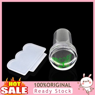 [B_398] 2Pcs Clear Stamper Scraper DIY Nail Art Plate Transfer Manicure Tool