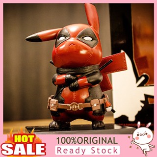 [B_398]  Model Toy Cos Deadpool Pikachu Figure Simulation PVC Cartoon Collectible Display Mold for Desktop