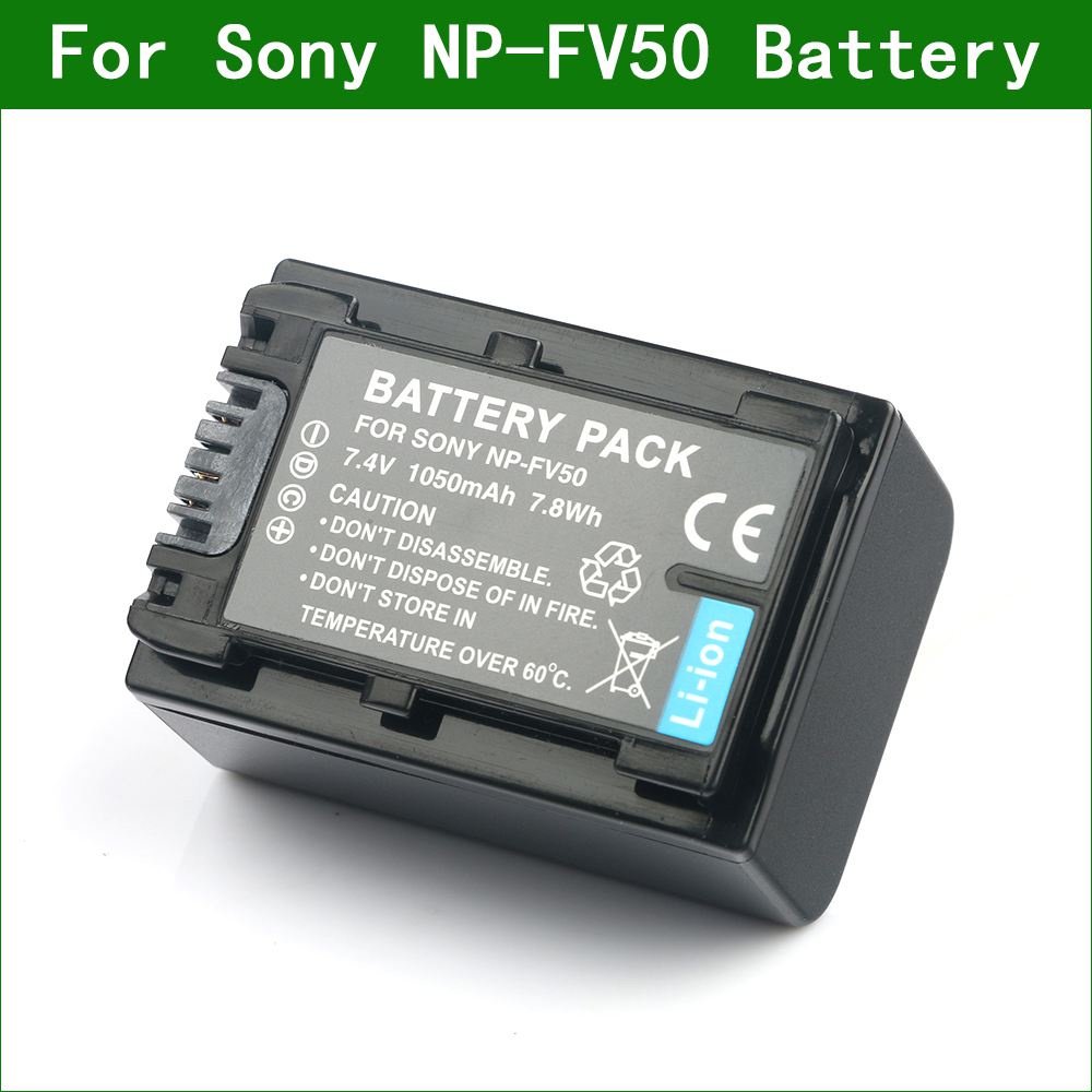 LANFULANG NP-FV50 NP FV50 NPFV50แบตเตอรี่ดิจิตอลสำหรับ Sony NP-FV30 NP-FV40 NP-FV100 NP-FV50A NP-FV7