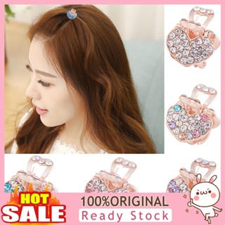 [B_398] Women Mini Rhinestones Heart Hair Clip Accessory Jewelry Headdress