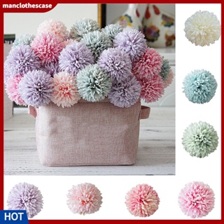 (manclothescase) 1Pc Artificial Dandelion Fake Flower DIY Wedding Bouquet Party Home Decoration