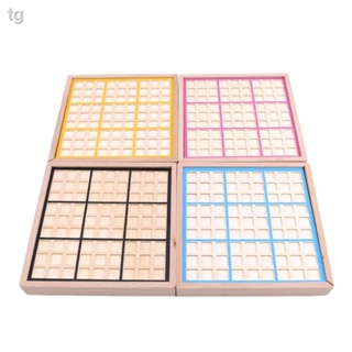 พร้อมส่ง = ของเล่นหมากรุกไม้ Sudoku เป็นมิตรกับสิ่งแวดล้อม สําหรับเด็ก 1 ถึง 9