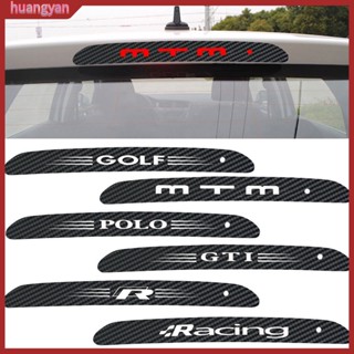 HY| สติกเกอร์คาร์บอนไฟเบอร์สำหรับ VW Volkswagen Golf Polo