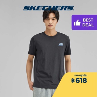 Skechers สเก็ตเชอร์ส เสื้อยืดแขนสั้น ยูนิเซ็กส์ Logo Play Collection Short Sleeve Tee - L223U092