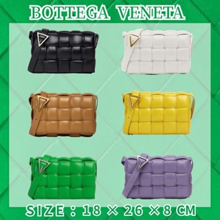 Hot บอตเตกา เวเนต้า แท้Bottega Veneta BV PADDED CASSETTE Crossbody Bag หลายสี /591970VCQR12132