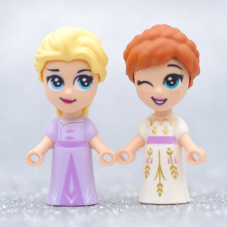 LEGO Anna &amp; Elsa - DISNEY FRIENDS  - LEGO เลโก้ มินิฟิกเกอร์ ตัวต่อ ของเล่น