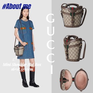 กุชชี่ /Gucci mini shoulder hat case/ กระเป๋าถือ