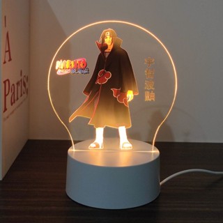 พร้อมส่ง การ์ดไฟกลางคืน รูปนารูโตะ Sasuke Uchiha Itachi 3d แฮนด์เมด สําหรับแฟนหนุ่ม